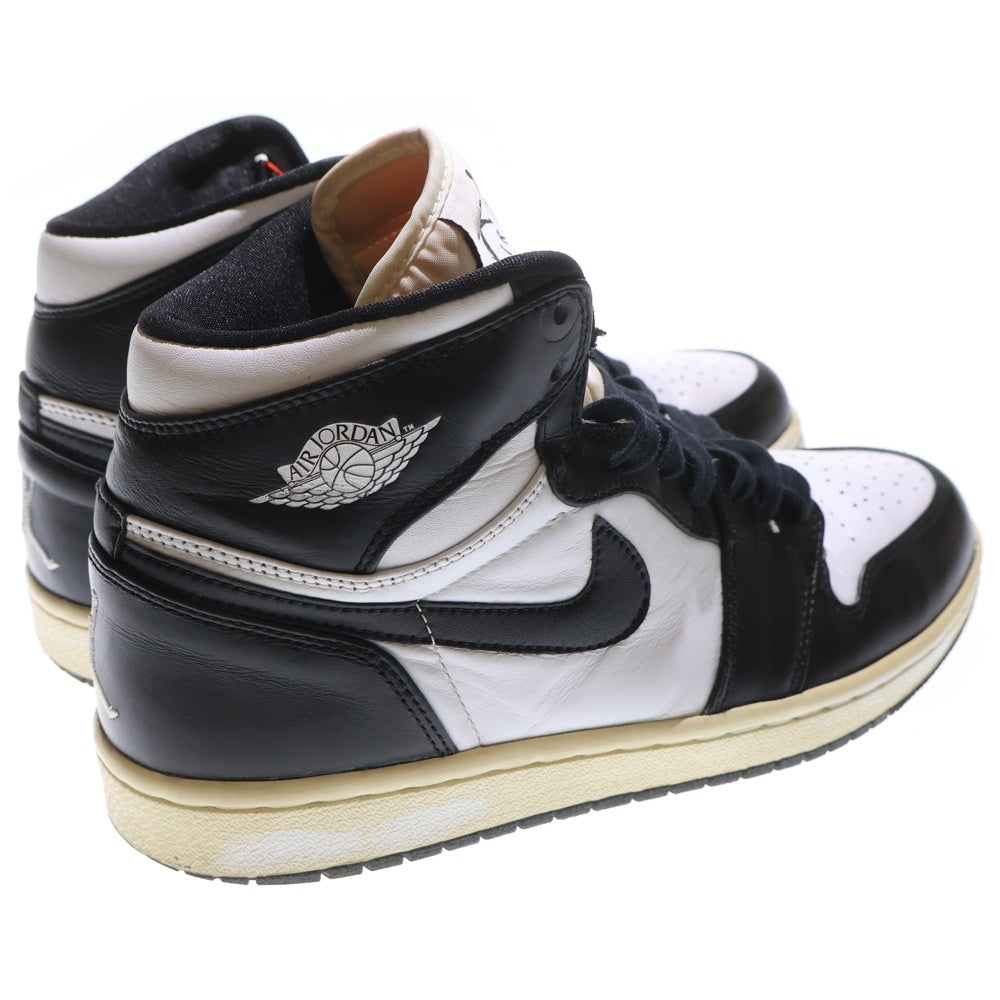 NIKE(ナイキ) 【観賞用 2008年製】AIR JORDAN 1 RETRO CDP 332550-011 エアジョーダン1 カウントダウンパック ハイカットスニーカー US9.5/27.5cm ホワイト/ブラック