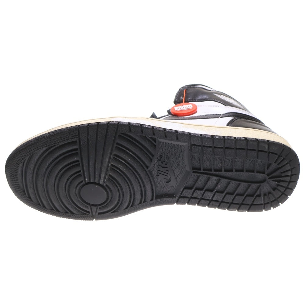 NIKE(ナイキ) 【観賞用 2008年製】AIR JORDAN 1 RETRO CDP 332550-011 エアジョーダン1 カウントダウンパック ハイカットスニーカー US9.5/27.5cm ホワイト/ブラック