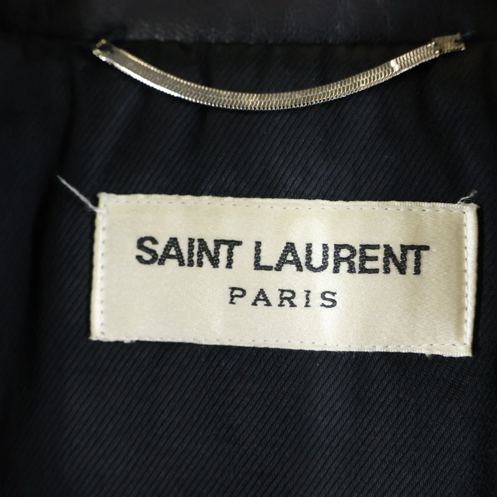SAINT LAURENT PARIS(サンローランパリ) 13SS エディ期 L01 クラシック モーターサイクル ダブルライダースジャケット ブラック 313504 Y5HAD