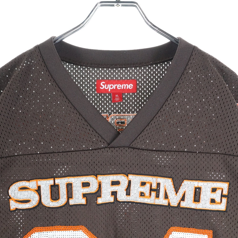 SUPREME(シュプリーム) 25AW Sequin Football Jersey シークイン フットボール ゲームシャツ
