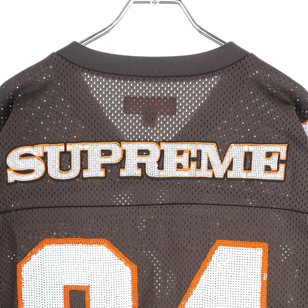SUPREME(シュプリーム) 25AW Sequin Football Jersey シークイン フットボール ゲームシャツ