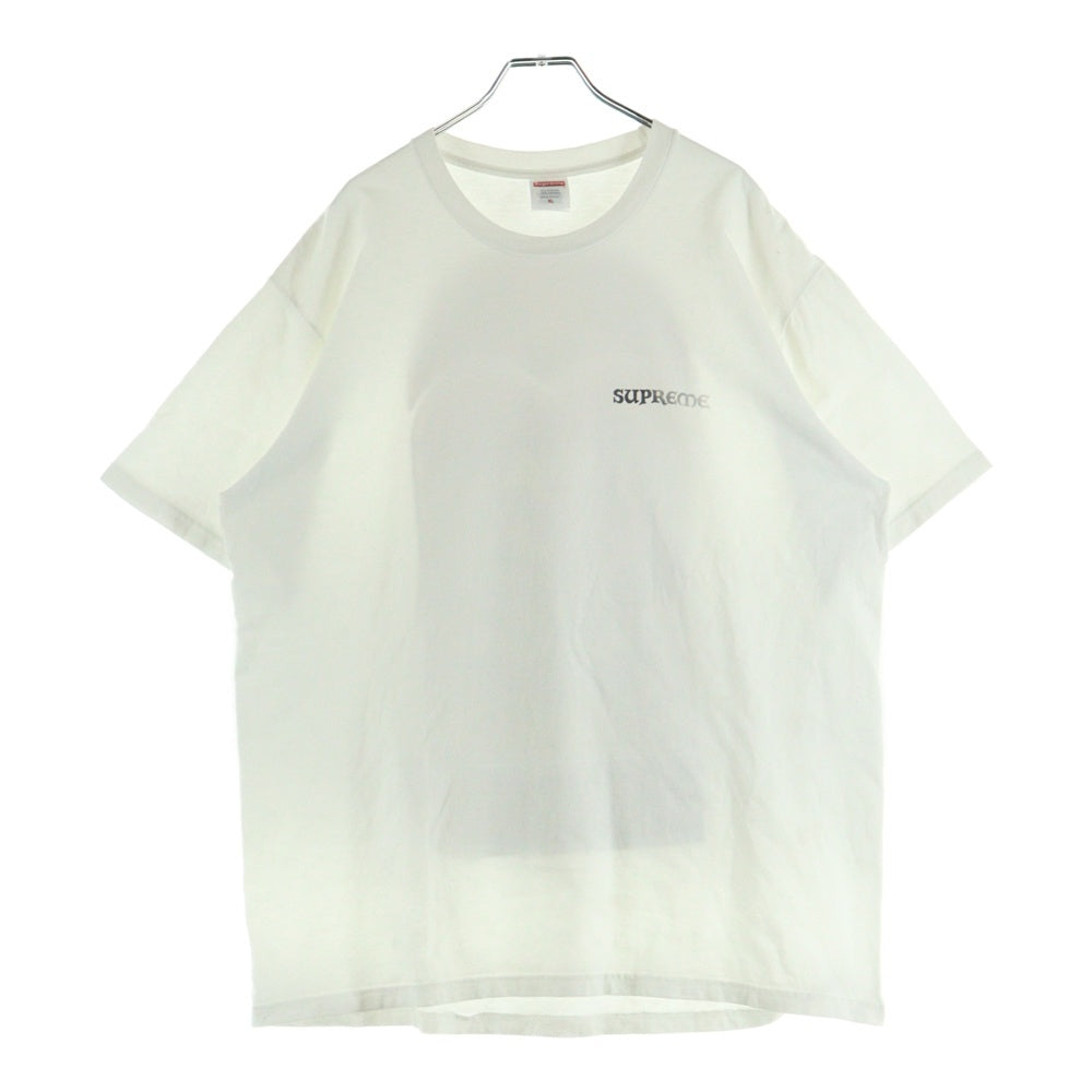 SUPREME(シュプリーム) 23AW Worship 両面プリント 半袖クルーネックTシャツ ホワイト