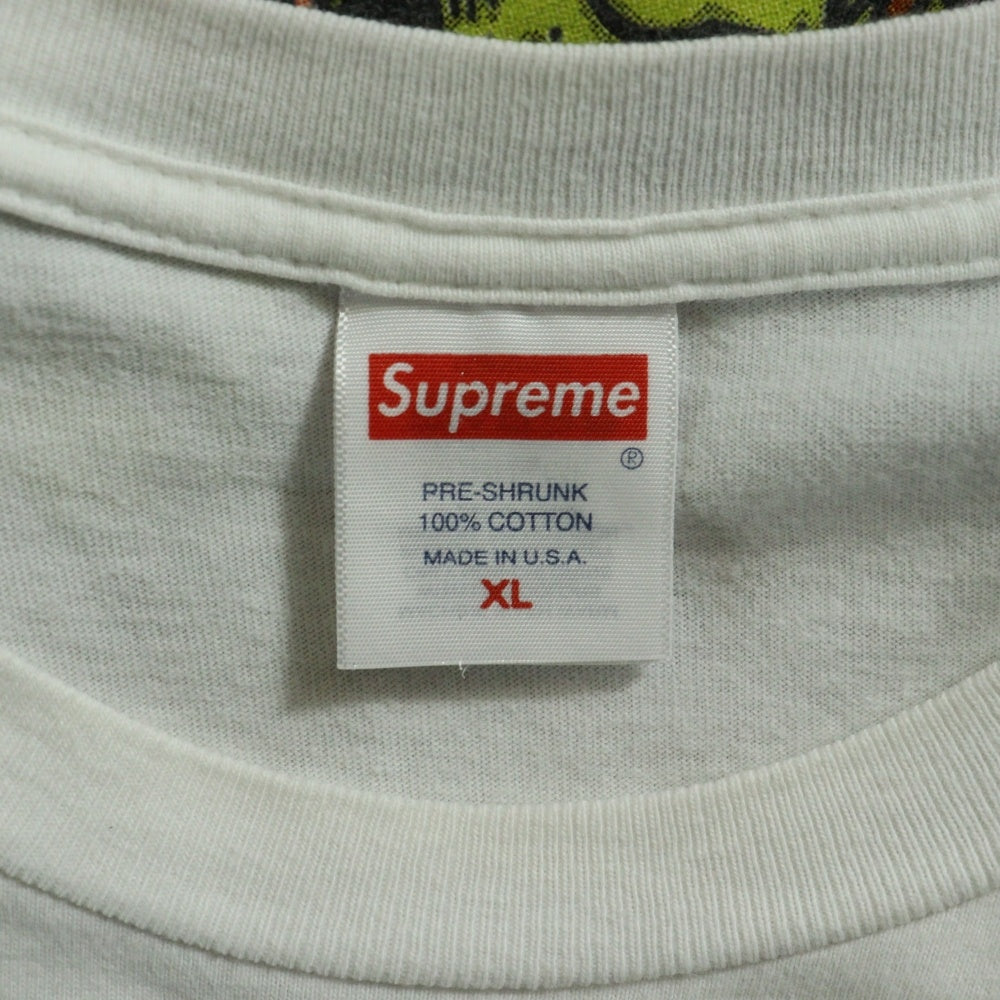 SUPREME(シュプリーム) 23AW Worship 両面プリント 半袖クルーネックTシャツ ホワイト