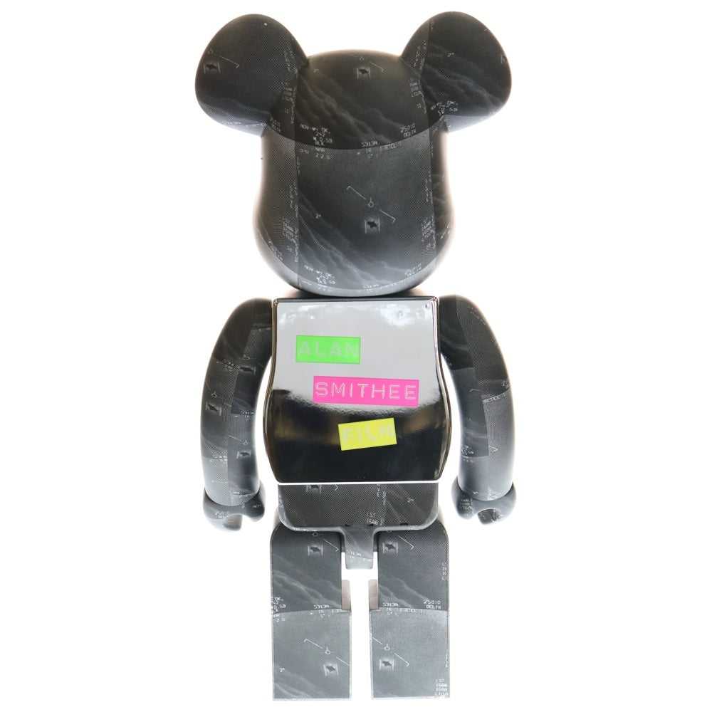 MEDICOM TOY(メディコムトイ) BE@RBRICK U.F.O. 3rd Ver. 1000% ベアブリック フィギュア 人形 ブラック/シルバー