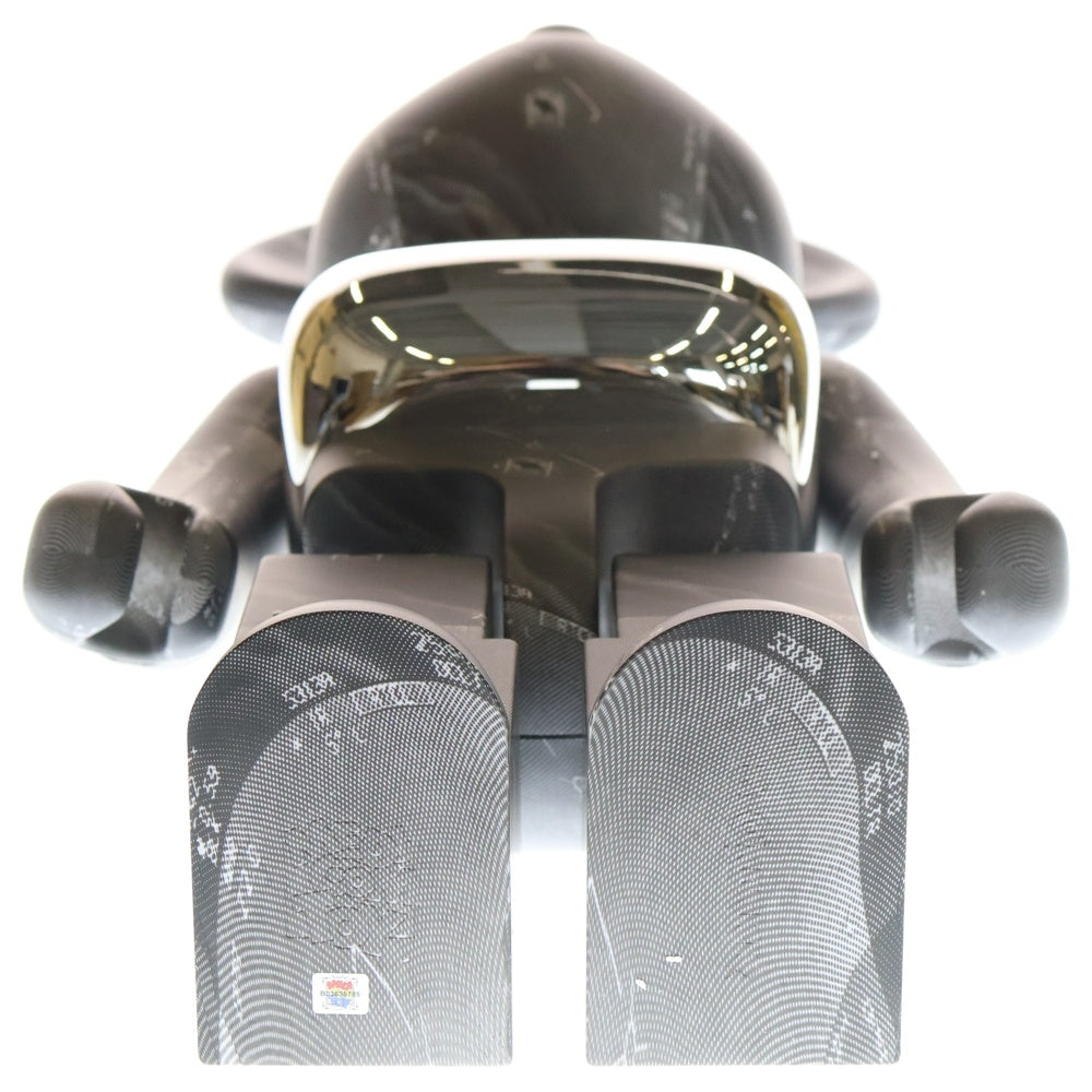 MEDICOM TOY(メディコムトイ) BE@RBRICK U.F.O. 3rd Ver. 1000% ベアブリック フィギュア 人形 ブラック/シルバー