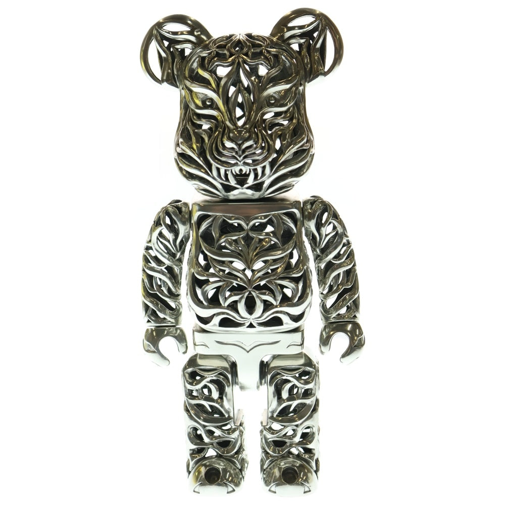 MEDICOM TOY(メディコムトイ) BE@RBRICK ROYAL SELANGOR TIGER 400% ベアブリック ロイヤル セランゴール タイガー フィギュア 人形 シルバー