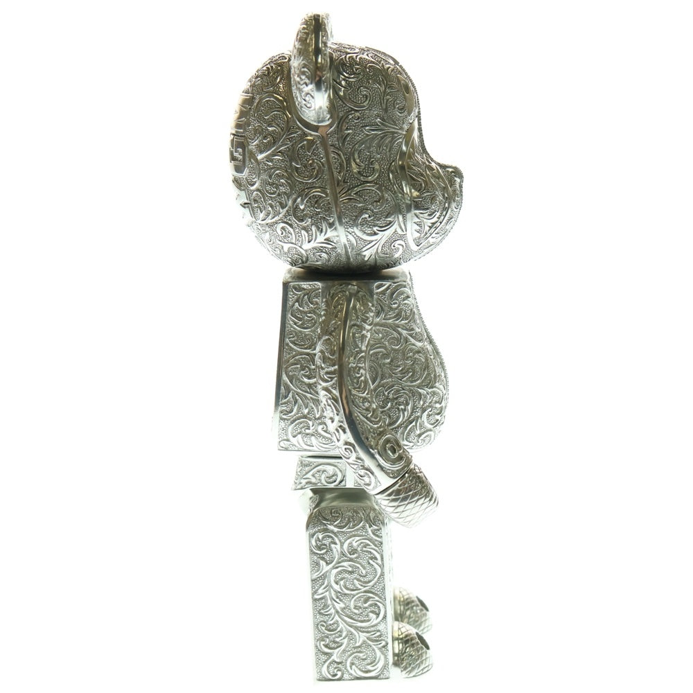 MEDICOM TOY(メディコムトイ) ×BAPE(R) ×ROYAL SELANGOR SHARK ベイプ アベイシングエイプ ロイヤル セランゴール ベアブリック シャーク フィギュア 人形 シルバー