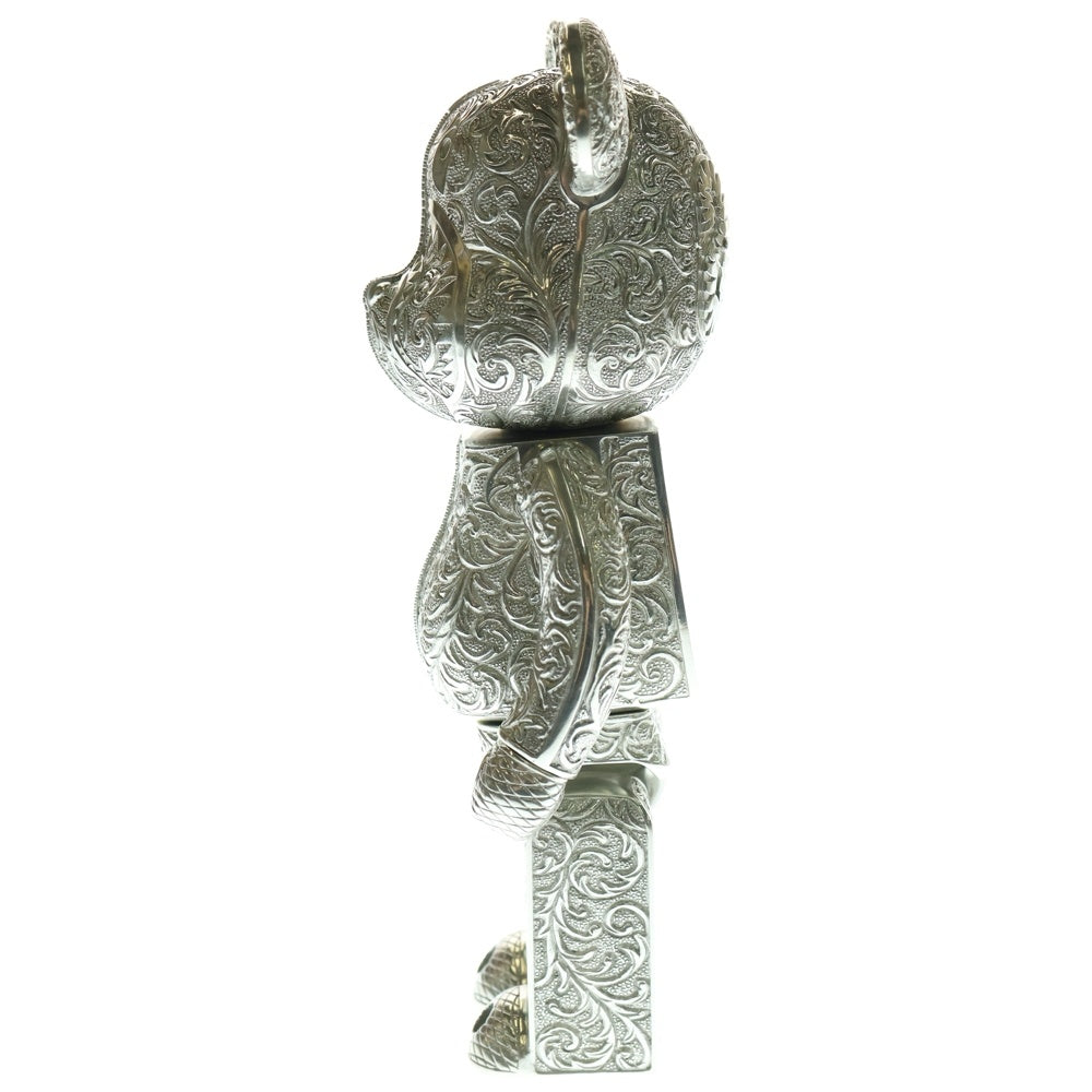 MEDICOM TOY(メディコムトイ) ×BAPE(R) ×ROYAL SELANGOR SHARK ベイプ アベイシングエイプ ロイヤル セランゴール ベアブリック シャーク フィギュア 人形 シルバー