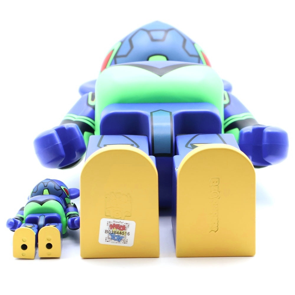 MEDICOM TOY(メディコムトイ) BE@RBRICK ベアブリック エヴァンゲリオン 初号機(新塗装版) 100% & 400% 人形 フィギュア パープル