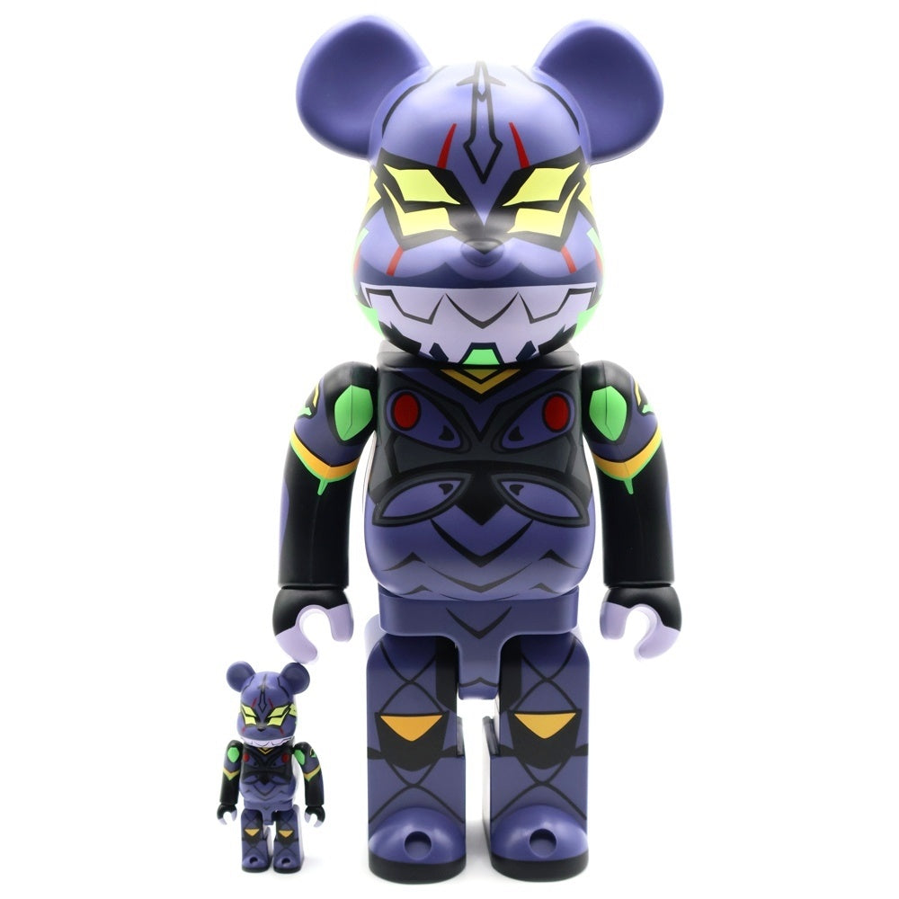 MEDICOM TOY(メディコムトイ) BE@RBRICK ベアブリック エヴァンゲリオン 13号機(新塗装版) 100% & 400% 人形 フィギュア パープル