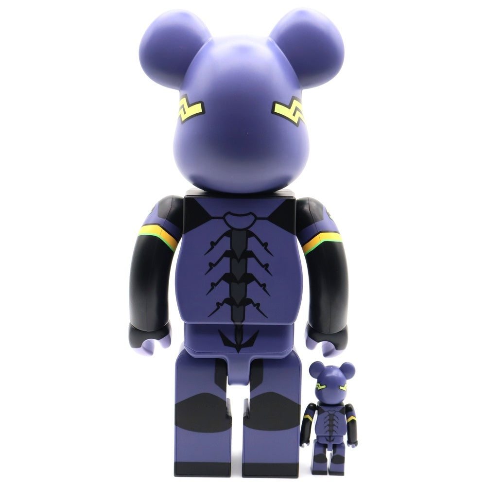 MEDICOM TOY(メディコムトイ) BE@RBRICK ベアブリック エヴァンゲリオン 13号機(新塗装版) 100% & 400% 人形 フィギュア パープル