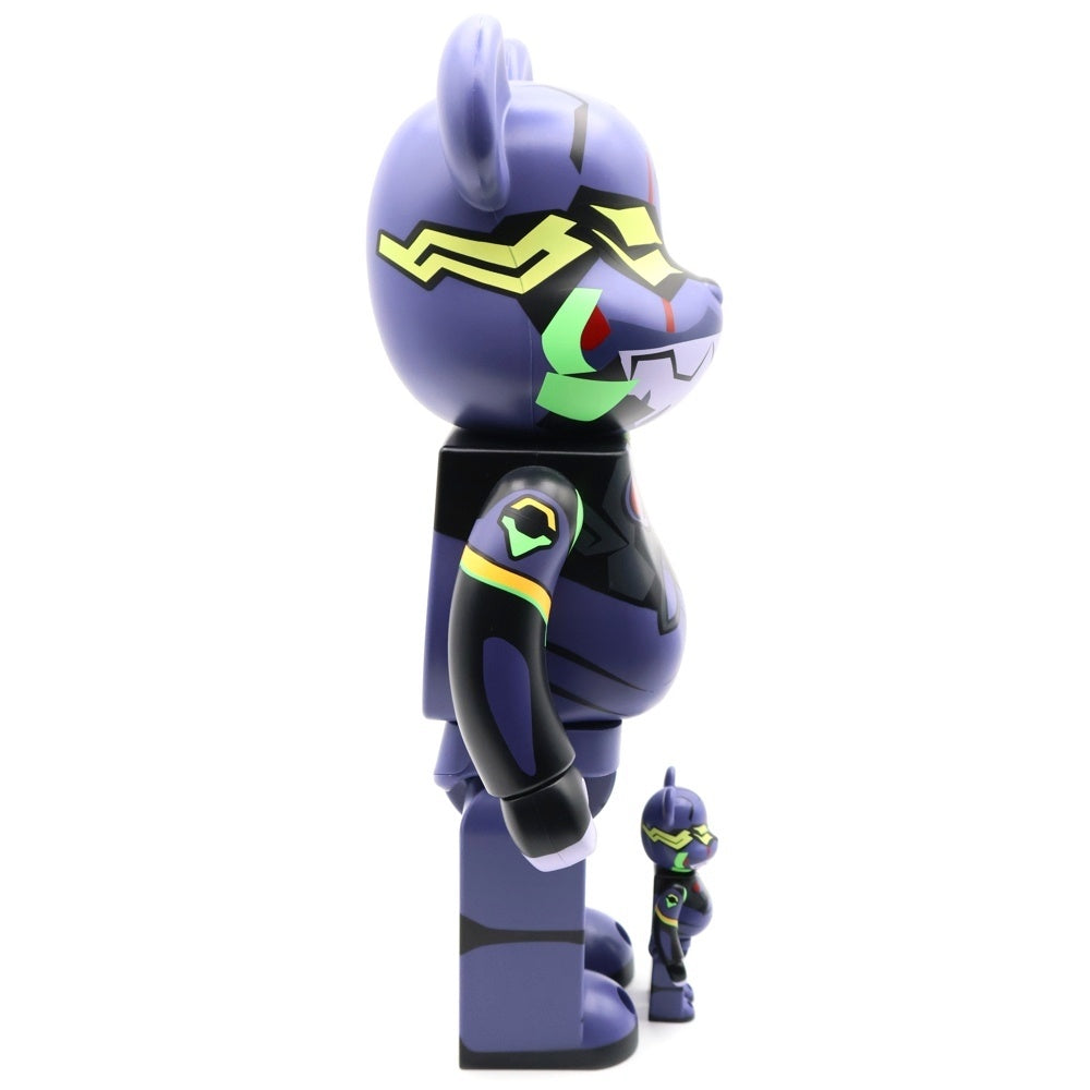 MEDICOM TOY(メディコムトイ) BE@RBRICK ベアブリック エヴァンゲリオン 13号機(新塗装版) 100% & 400% 人形 フィギュア パープル