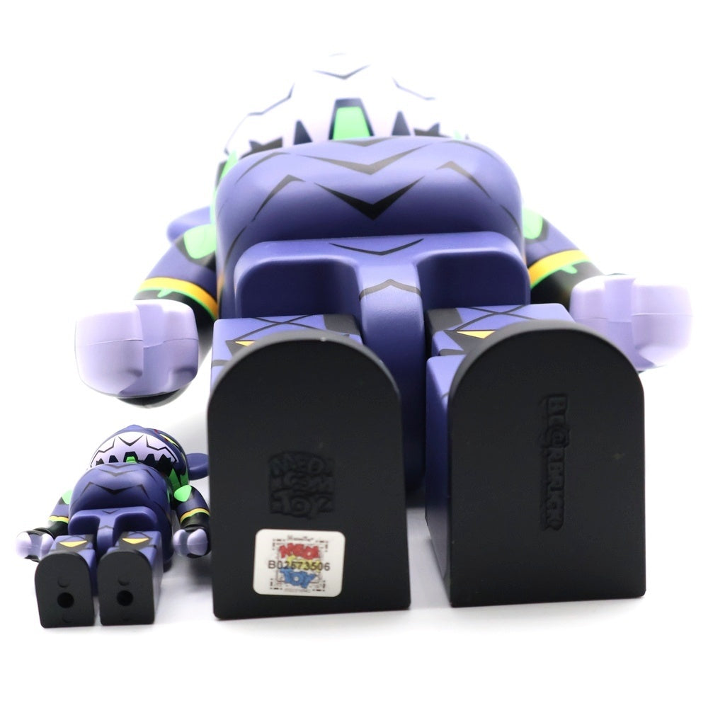 MEDICOM TOY(メディコムトイ) BE@RBRICK ベアブリック エヴァンゲリオン 13号機(新塗装版) 100% & 400% 人形 フィギュア パープル
