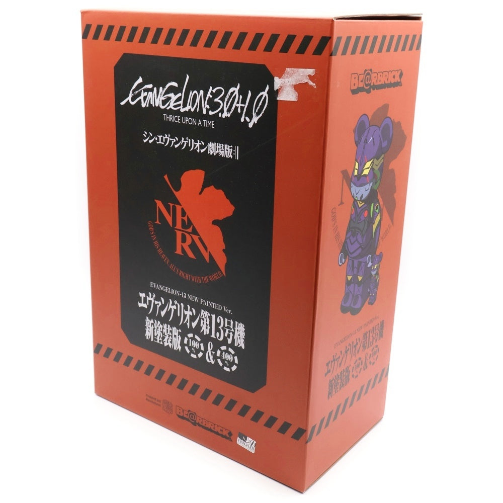 MEDICOM TOY(メディコムトイ) BE@RBRICK ベアブリック エヴァンゲリオン 13号機(新塗装版) 100% & 400% 人形 フィギュア パープル