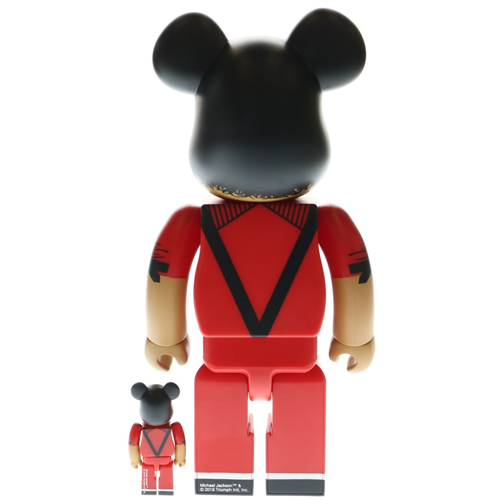 MEDICOM TOY(メディコムトイ) BE@RBRICK Michael Jackson Thriller Red Jacket 400%&100% ベアブリック マイケルジャクソン スリラー レッドジャケット 人形 フィギュア レッド