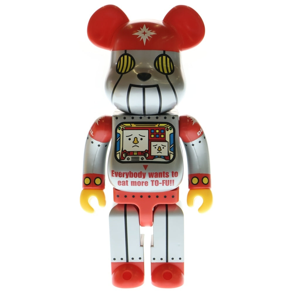 MEDICOM TOY(メディコムトイ) BE@RBRICK EVIL BEAR 400% ベアブリック エビルベアー 人形 フィギュア レッド/シルバー