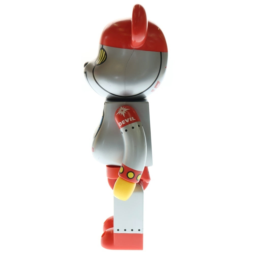MEDICOM TOY(メディコムトイ) BE@RBRICK EVIL BEAR 400% ベアブリック エビルベアー 人形 フィギュア レッド/シルバー