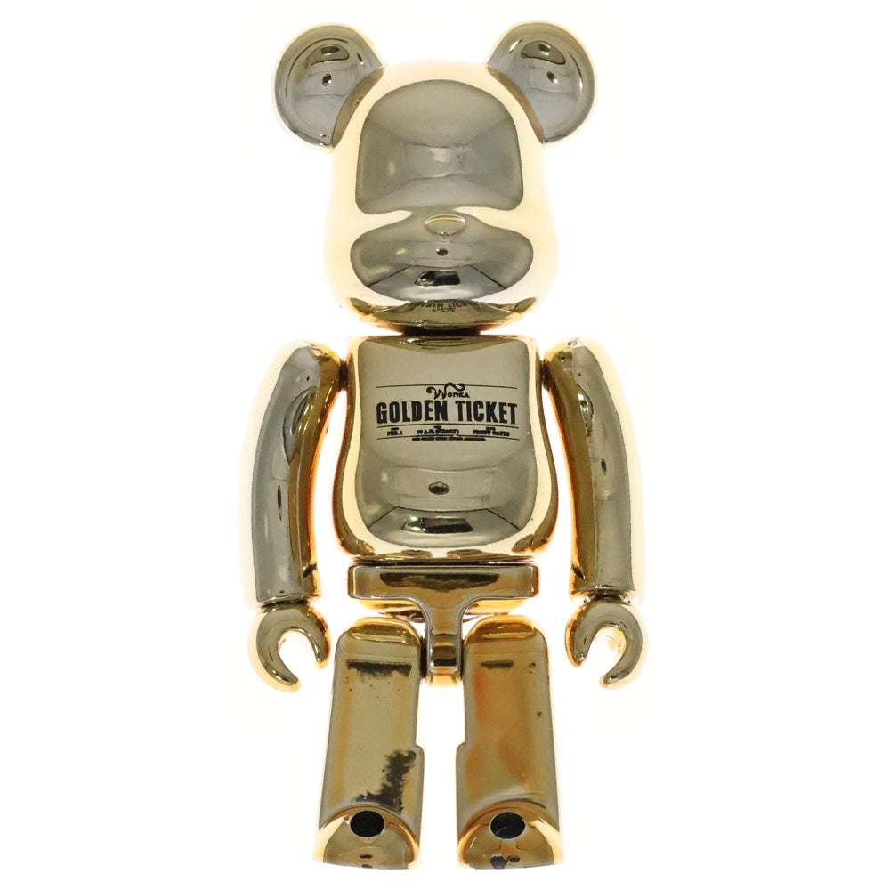 MEDICOM TOY(メディコムトイ) BE@RBRICK GOLDEN TICKET 100% フィギュア ゴールド
