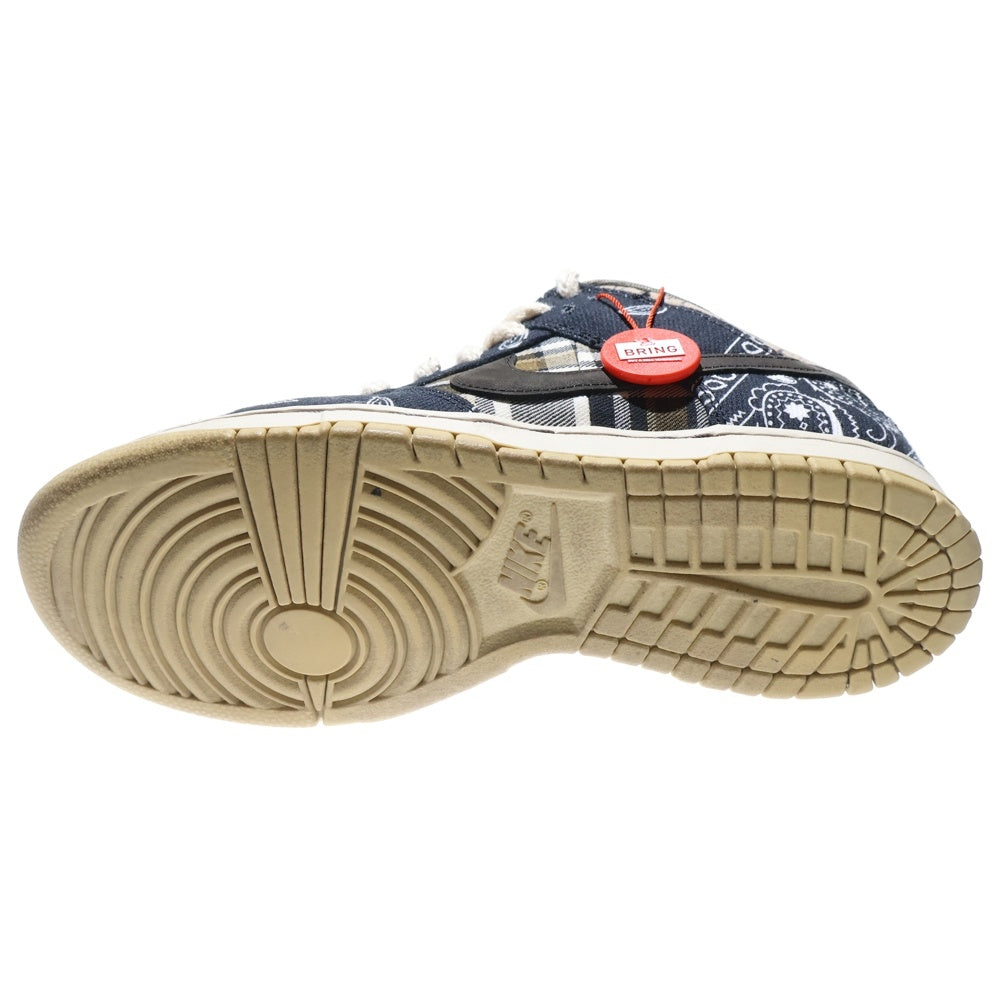 NIKE(ナイキ) ×TRAVIS SCOTT SB DUNK LOW PRM QS CACTUS JACK トラヴィススコット SBダンクロー カクタスジャック ローカットスニーカー US8.5/26.5cm CT5053-001
