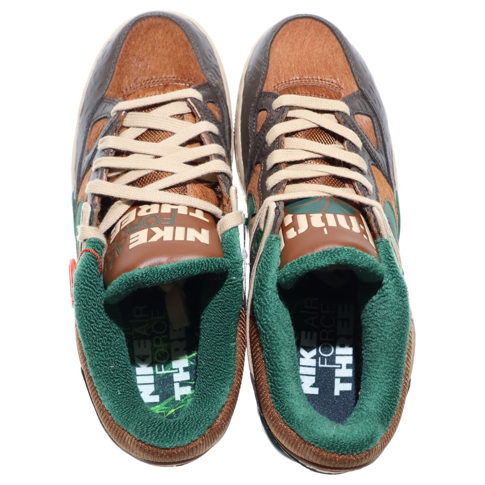 NIKE(ナイキ) ×NIGO AIR FORCE 3 LOW SP BAROQUE BROWN AND PECAN HQ7533-201 バロックブラウンアンドピーカン US9/27.0cm ブラウン