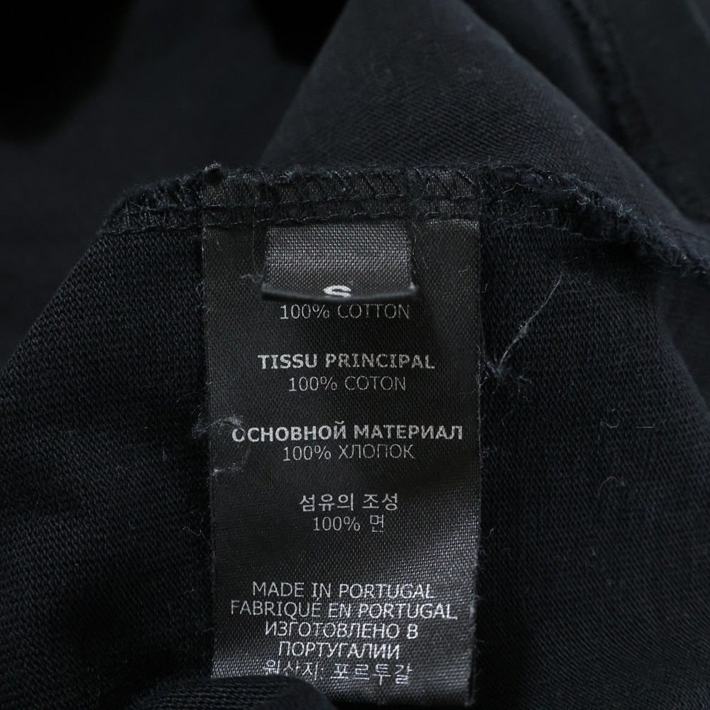 VETEMENTS(ヴェトモン) ロゴプリント クルーネック 長袖Tシャツ カットソー ブラック UE52TR280B