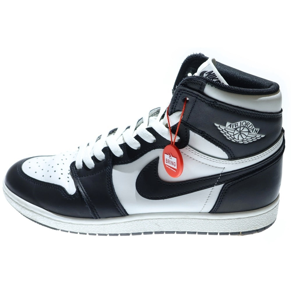 NIKE(ナイキ) AIR JORDAN 1 HIGH 85 BLACK/SUMMIT WHITE BQ4422-001 エアジョーダン ハイカットスニーカー US10/28.0cm ブラック/ホワイト