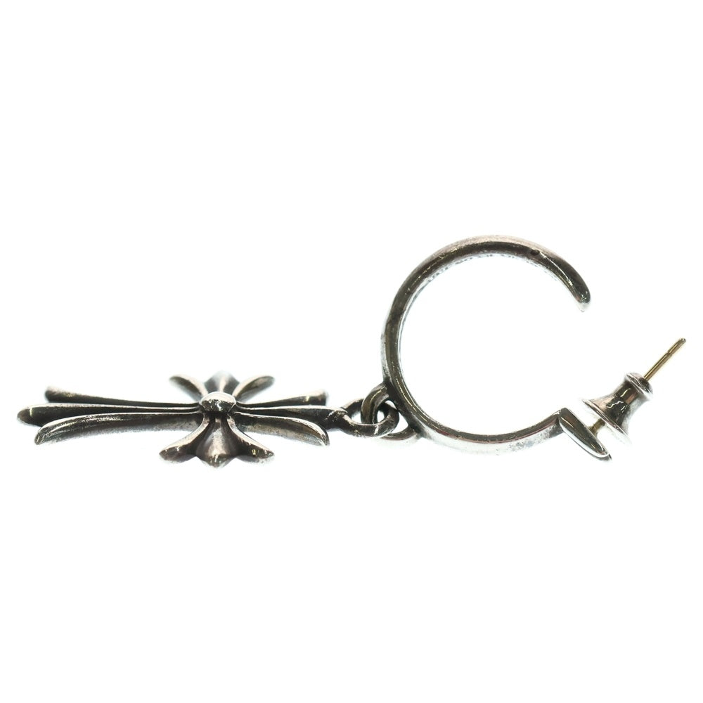 CHROME HEARTS(クロムハーツ) TINY CH CROSS タイニーCHクロス フープピアス シルバー BCA115