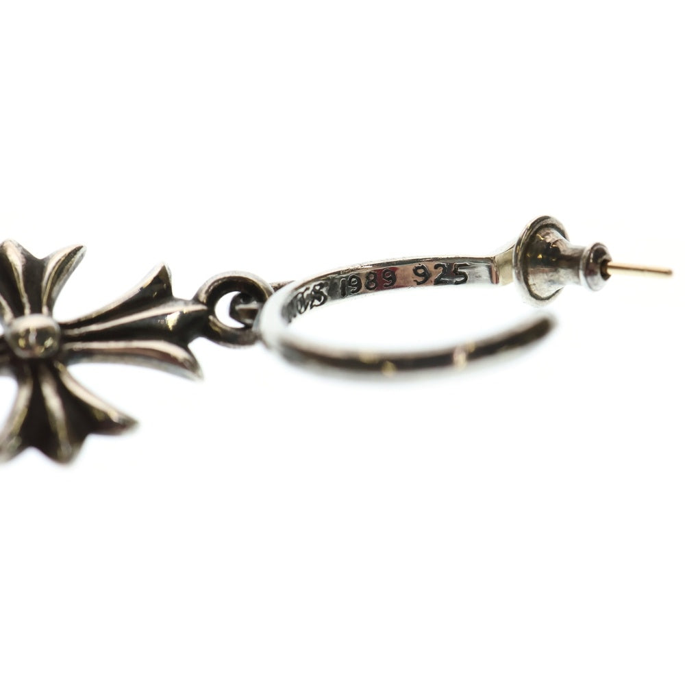 CHROME HEARTS(クロムハーツ) TINY CH CROSS タイニーCHクロス フープピアス シルバー BCA115