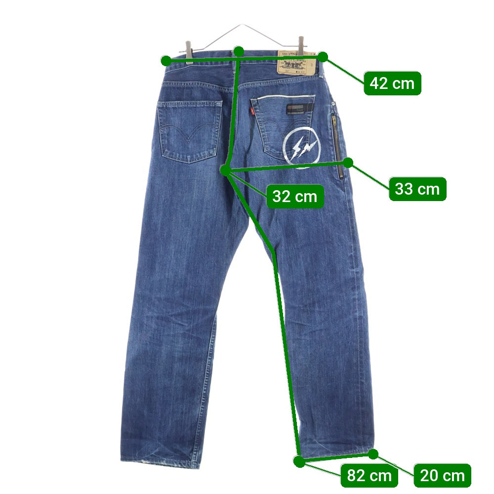 Levi's Fenom(リーバイス フェノム) ×fragment design フラグメント デザイン 207 1st 初期 ジップフライ デニムパンツ インディゴ LFC101024