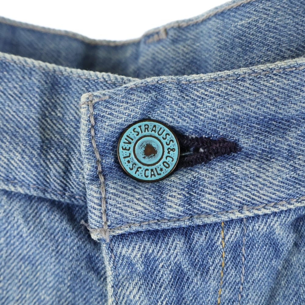 Levi's Fenom(リーバイス フェノム) ×fragment design Turquoise Package フラグメント デザイン ジップフライ シンチバック ダメージ加工 デニムパンツ インディゴ FM360-0008
