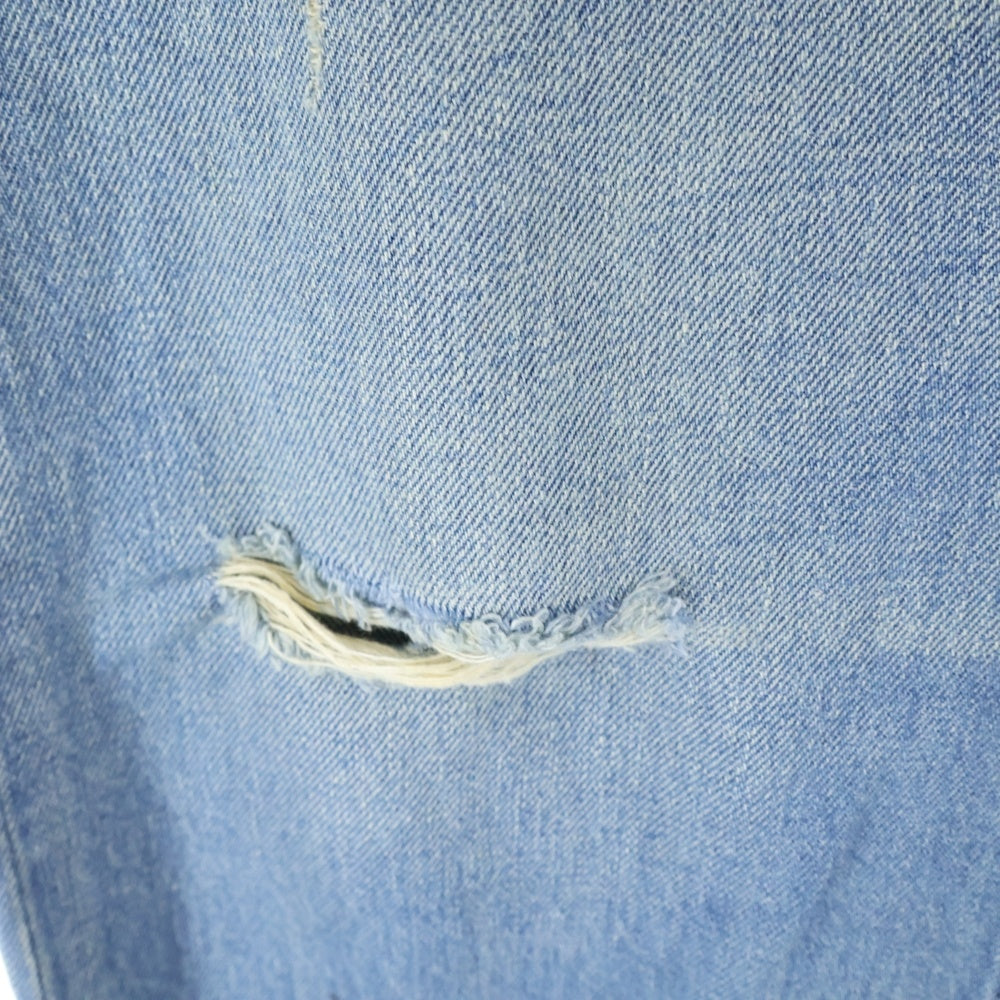 Levi's Fenom(リーバイス フェノム) ×fragment design Turquoise Package フラグメント デザイン ジップフライ シンチバック ダメージ加工 デニムパンツ インディゴ FM360-0008