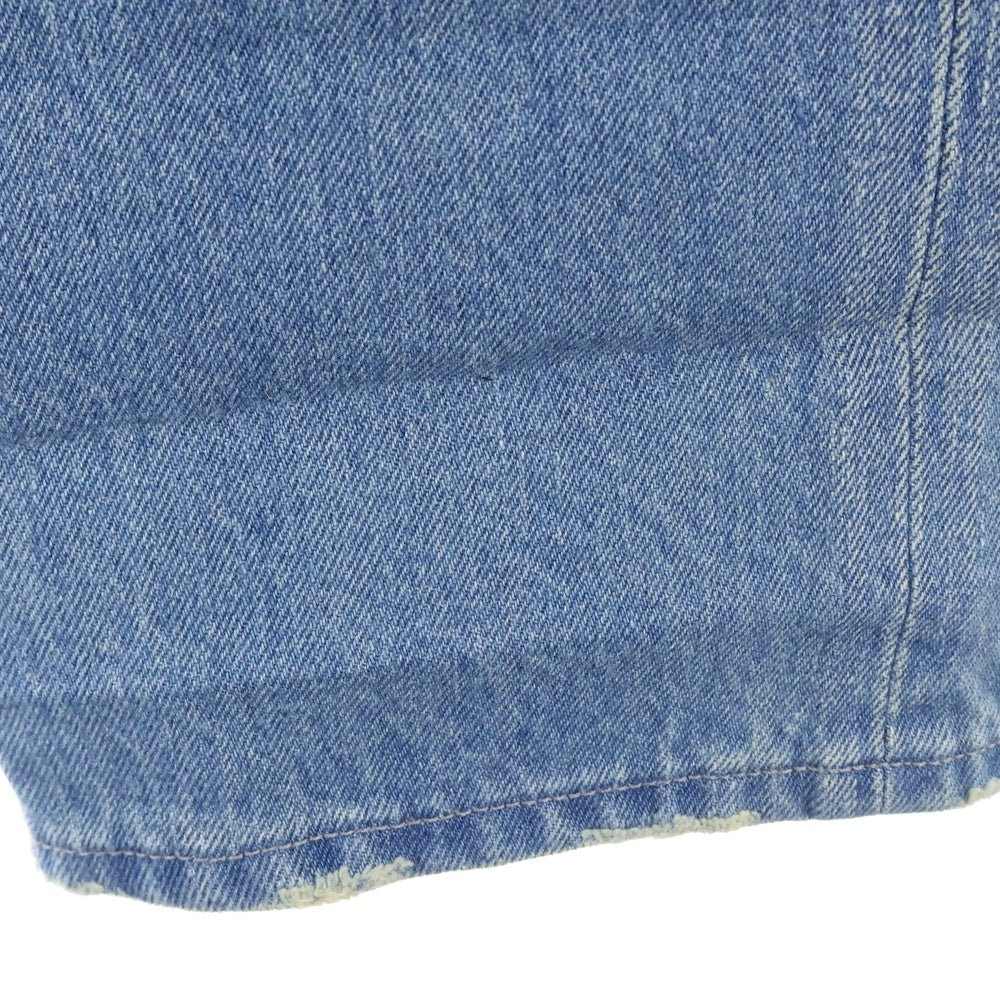 Levi's Fenom(リーバイス フェノム) ×fragment design Turquoise Package フラグメント デザイン ジップフライ シンチバック ダメージ加工 デニムパンツ インディゴ FM360-0008