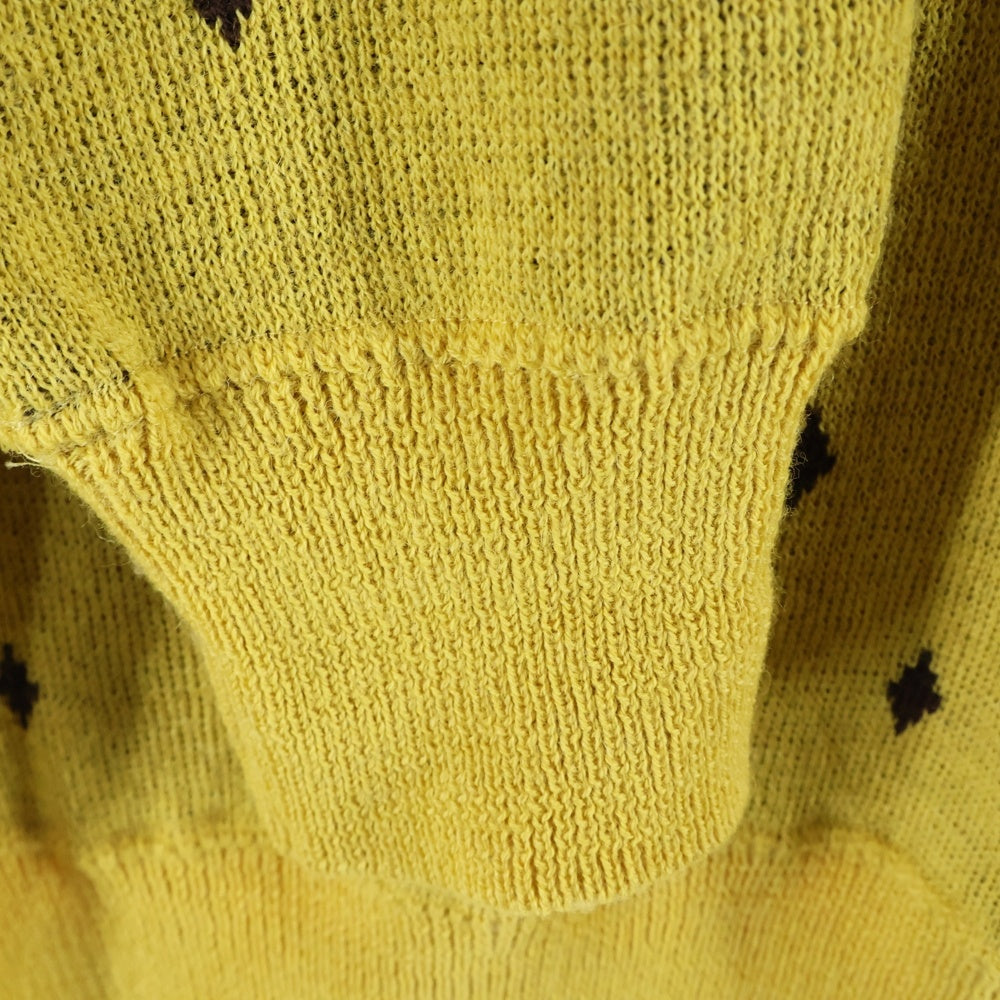 VISVIM(ヴィスヴィム) 17AW VNTG NATIVE JACQUARD KNIT 117205012003 ネイティブ ジャガード ニット セーター イエロー