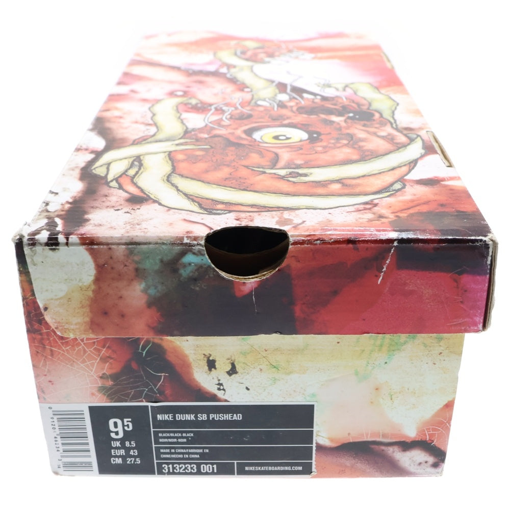 NIKE SB(ナイキエスビー) 【観賞用 2005年製】DUNK PUSHEAD 313233-001 ダンク パスヘッド ローカットスニーカー US9.5/27.5cm レッド