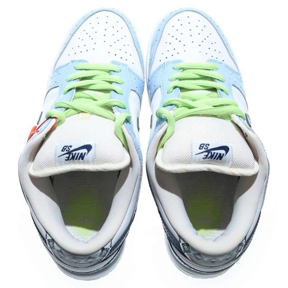 NIKE SB(ナイキエスビー) 【観賞用 2014年製】DUNK LOW GOLF PACK BLUE 313170-141 ダンク ゴルフパックブルー ローカットスニーカー US9/27.0cm ブルー/ホワイト