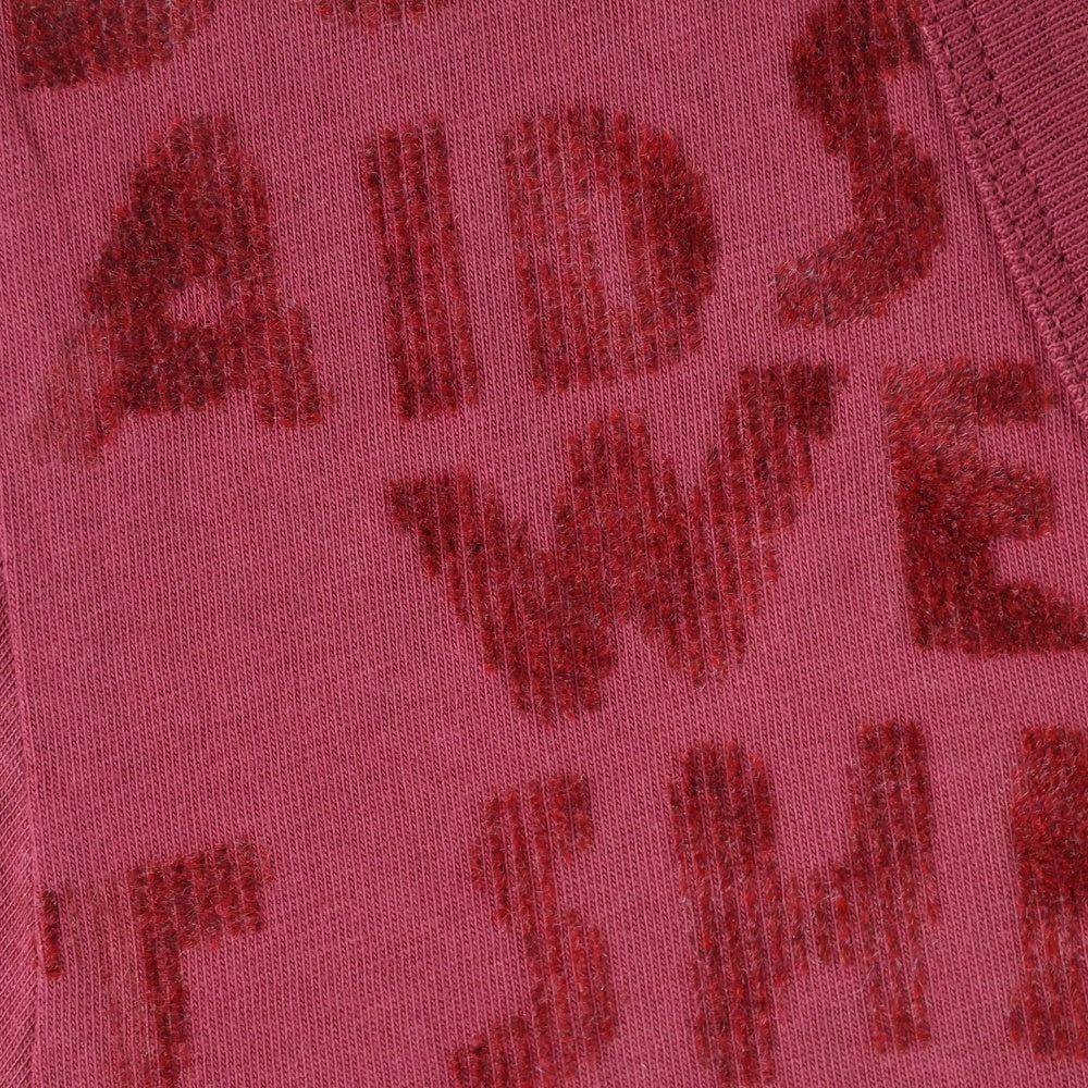 Maison Martin Margiela(メゾンマルタンマルジェラ) 15AW Vネック 半袖Tシャツ カットソー レッド レディース S30GJ0001 S20299