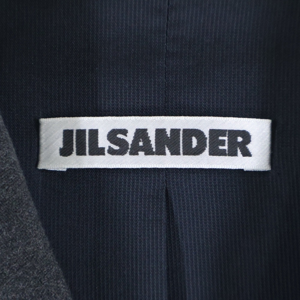 JIL SANDER(ジルサンダー) ビスコース混 3B テーラードジャケット レディース グレー