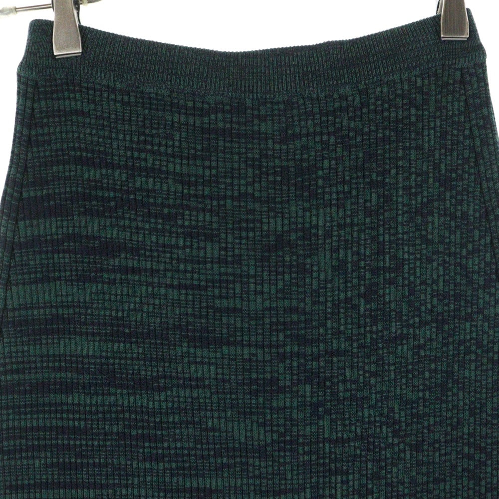 AURALEE(オーラリー) ウール ニット ロングスカート グリーン レディース A8AS03WR