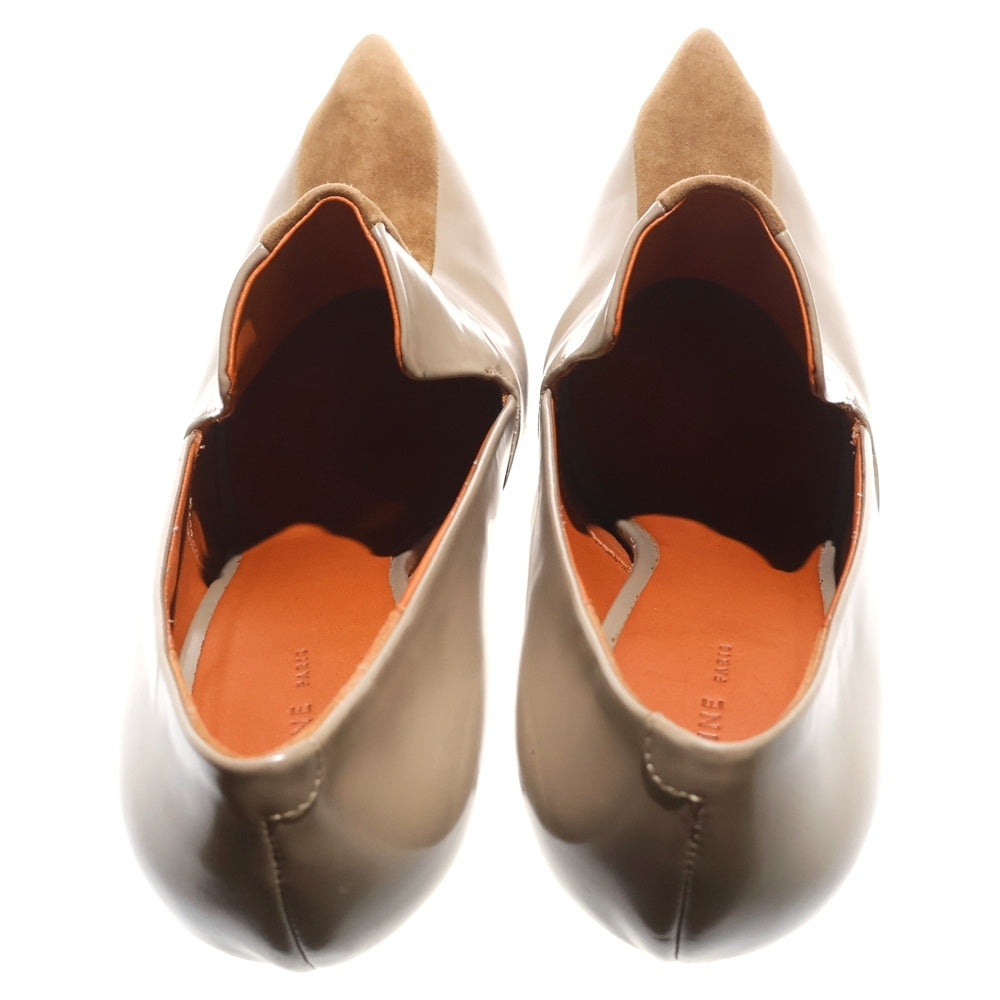 CELINE(セリーヌ) スエード切替 ピンヒール パンプス ブラウン レディース