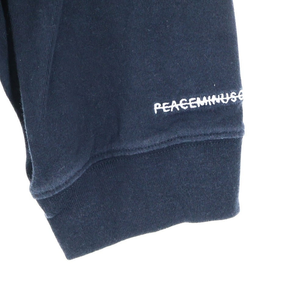 NIKE(ナイキ) ×peaceminusone NRG CF L/S T-SHIRT ピースマイナスワン ロゴ刺繍長袖Tシャツ ブラック DR0097-010