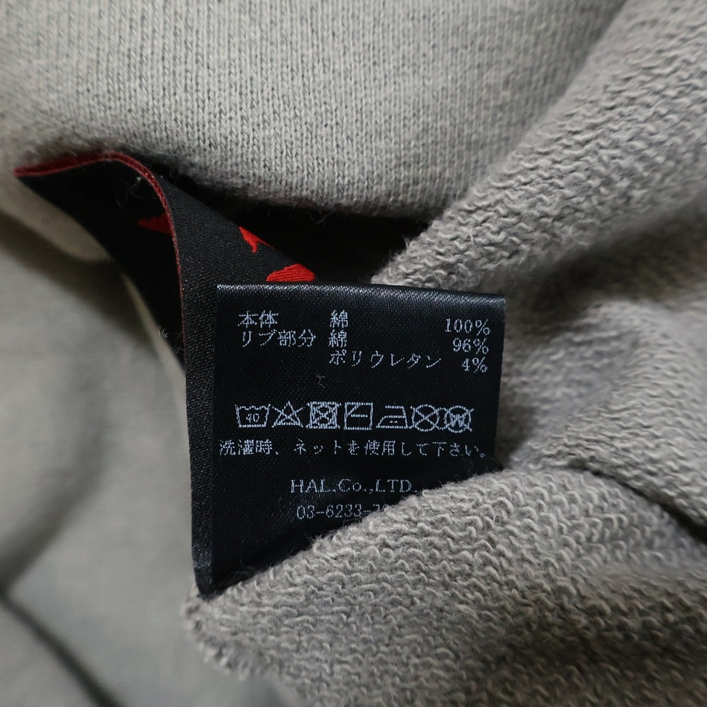 cvtvlist(カタリスト) フロントロゴ刺繍 半袖スウェットTシャツ カットソー グレー 2301050301