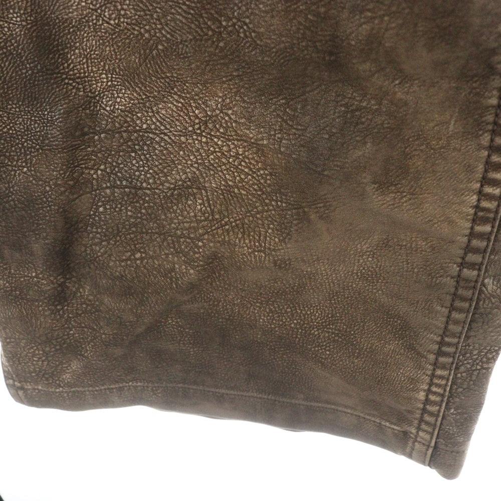 cvtvlist(カタリスト) 24SS ヴィンテージ加工 ペインター ダブルニー パンツ ブラウン 2401100403