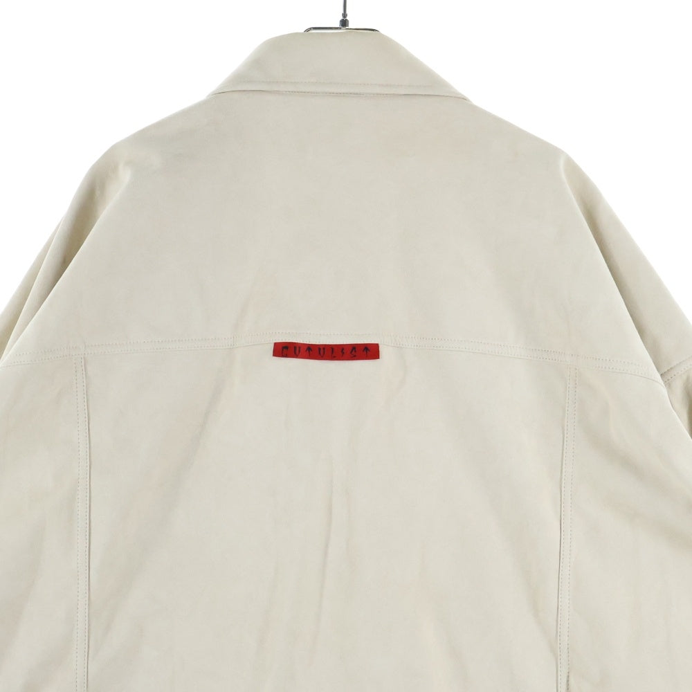 cvtvlist(カタリスト) 23AW ARTIFICIAL SUEDE SHIRT アーティフィカル フェイクスウェード 長袖シャツ ベージュ 2301010201