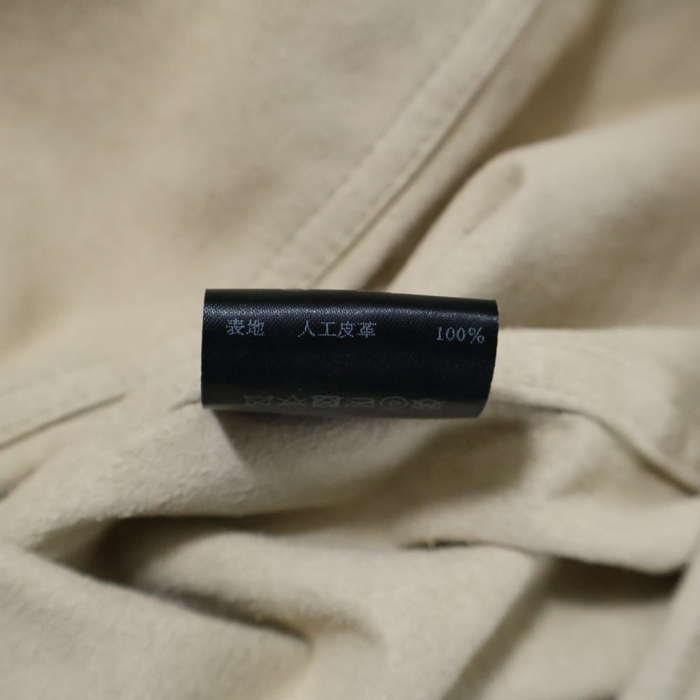 cvtvlist(カタリスト) 23AW ARTIFICIAL SUEDE SHIRT アーティフィカル フェイクスウェード 長袖シャツ ベージュ 2301010201