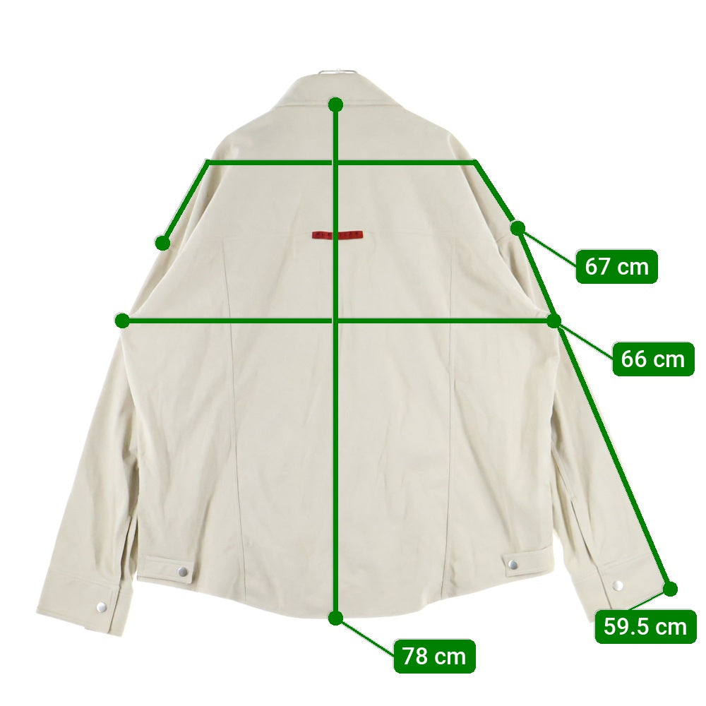 cvtvlist(カタリスト) 23AW ARTIFICIAL SUEDE SHIRT アーティフィカル フェイクスウェード 長袖シャツ ベージュ 2301010201