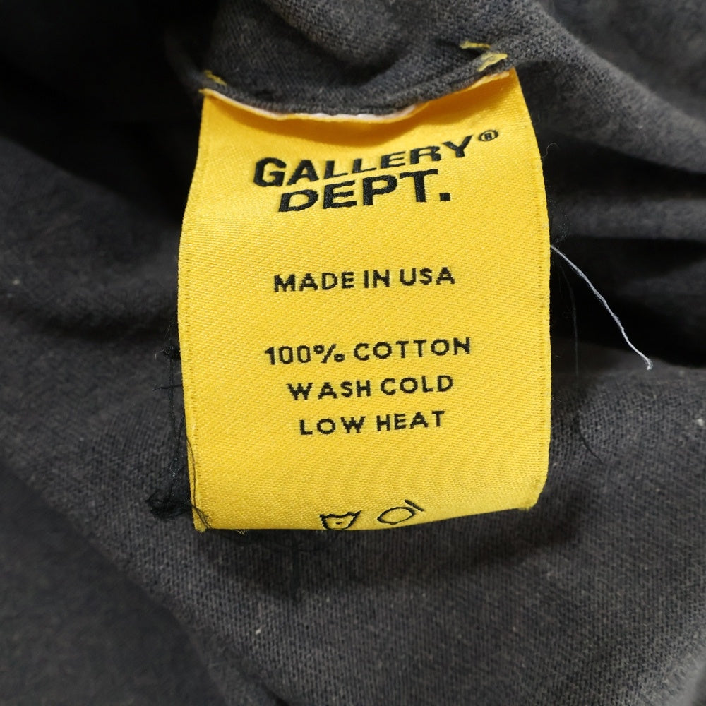 GALLERY DEPT.(ギャラリーデプト) ALONE IN SILENCE TEE 両面プリント Tシャツ 半袖カットソー グレー