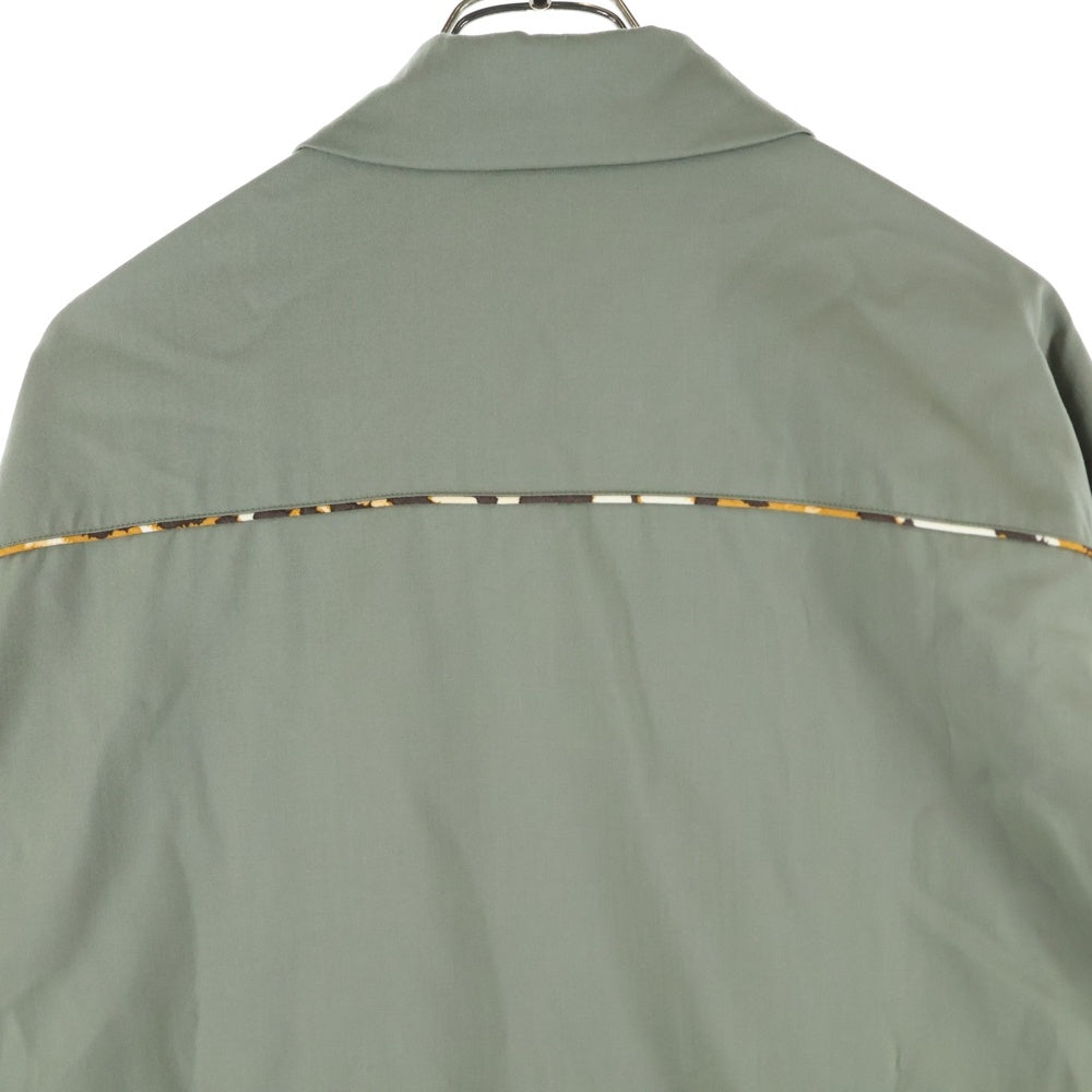 WACKO MARIA(ワコマリア) ×DORMEUIL ドーメル ウール ジップアップジャケット カーキ