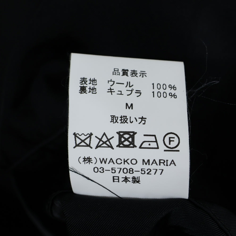 WACKO MARIA(ワコマリア) ×DORMEUIL ドーメル ウール ジップアップジャケット カーキ