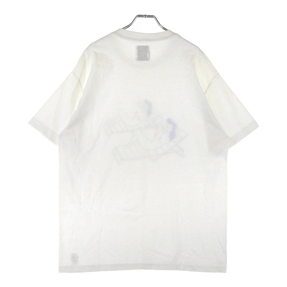 WACKO MARIA(ワコマリア) 世界平和プロジェクト プリント クルーネック 半袖Tシャツ カットソー ホワイト