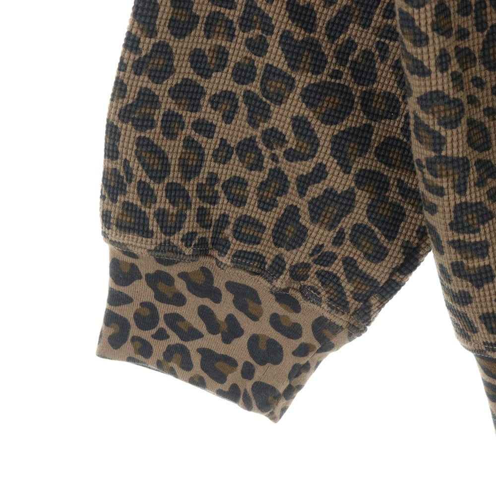 SUPREME(シュプリーム) 25SS Hooded Zip Up Thermal Leopard ジップアップ フーデッド ジャケット 裏地サーマル レオパード